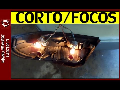 Diagnostico completo de corto en luces traseras (todo en uno)