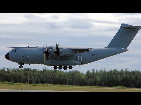 Royal Air Force - Airbus A400M Atlas C.1 - Takeoff & Landing