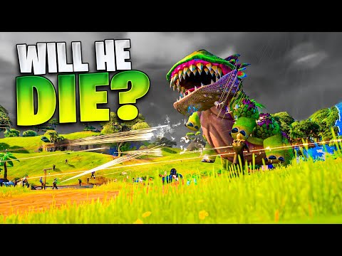 100 Players V.S. Klombo The Dragon.  Will He Die?! (Can You Kill Klombo In Fortnite)