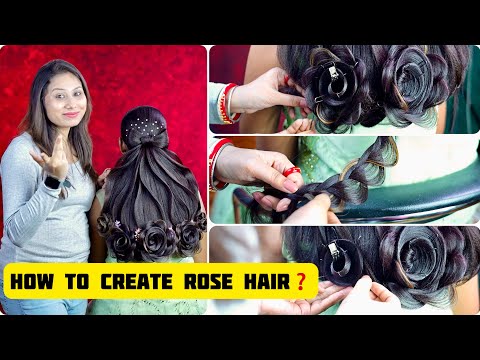 Learn How To Create Rose Hair || Detailed Tutorial