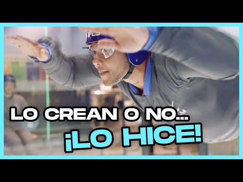 Boza - LO CREAN O NO… ¡LO HICE! ACEPTÉ EL RETO, INDOOR SKYDIVING junto a Kg Ponce & Funky Matas