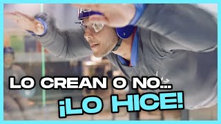 Boza - LO CREAN O NO… ¡LO HICE! ACEPTÉ EL RETO, INDOOR SKYDIVING junto a Kg Ponce & Funky Matas