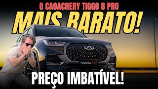 NOTÍCIA QUENTE DA CAOACHERY! Tiggo 8 PRO ESTÁ 10 MIL MAIS BARATO! Por R$189.990