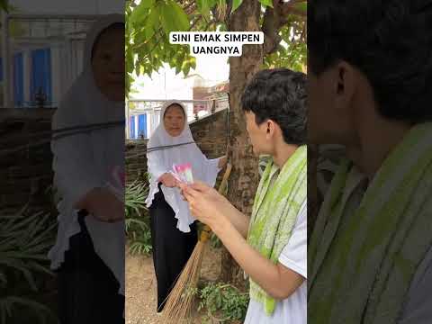 Sini emak simpen uangnya #shorts