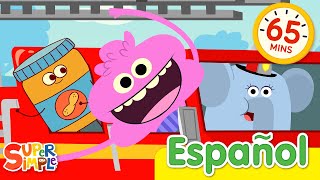 Vienen Los Bomberos Y Más | Canciones Y Rimas Infantiles | Super Simple Español