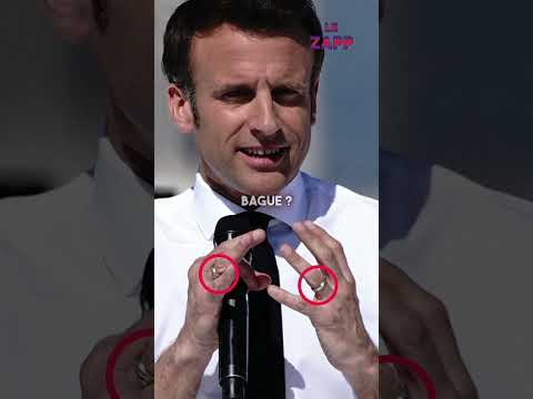 Voici pourquoi Emmanuel Macron porte 2 alliances 🧐 #macron #emmanuelmacron