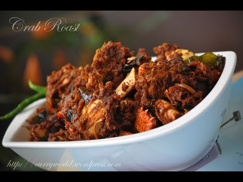 Crab Roast/ഞണ്ടു പിരളൻ/Njandu Roast -Thani Nadan Crab Roast-Recipeno 173