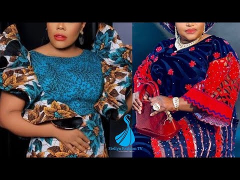 Trendy Ankara Wax Print Dress: Ankara Long Skirt & Blouse |Ankara Peplum Tops | Unique Ankara Styles