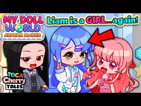 Liam Becomes a GIRL? Let's Play My Doll World Avatar Maker!