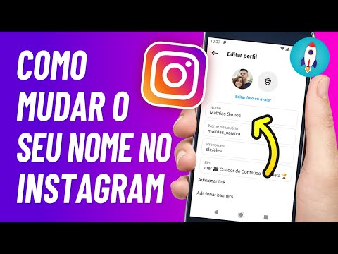 Como MUDAR NOME do INSTAGRAM - Passo a Passo (2024)