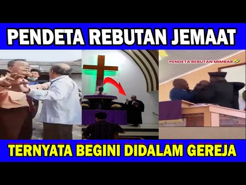 PENDETA MENGKUDETA MIMBAR JEMAAT BUBAR