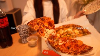 VLOG🍠 겨울맞이 고구마 간식 만드는 집순이. 첫 노모어피자, 세또 김치파스타, 로제찜닭, 저당엽떡 후기