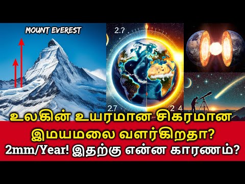 🏔️Mount Everest Growing! உலகின் உயரமான சிகரமான இமயமலை வளர்கிறதா? ஆண்டுக்கு 2mm! என்ன காரணம்?