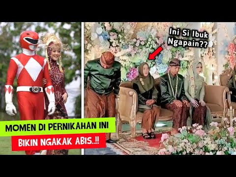 Itu Emaknya Ngapain Woy..!! Momen KOCAK Di Acara Nikahan Ini Bikin NGAKAK ABIS
