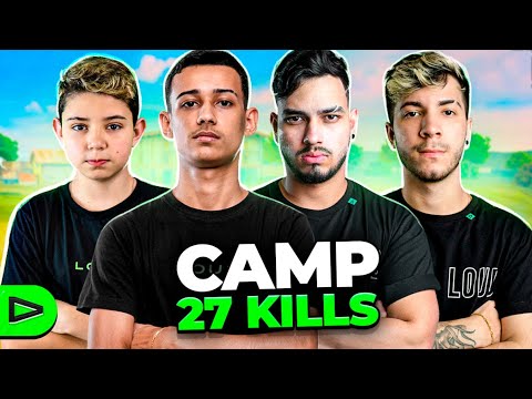 NÃO TEM JEITO!! LOUD MITOU NESSE CAMP AO VIVO!! FREE FIRE