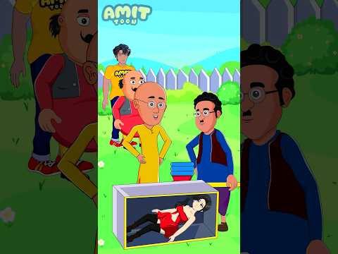 Guess Object Behind Sereen Game 🤣 Motu Patlu Funny Animation | Bhuter Cartoon#shorts #cartoon #funny