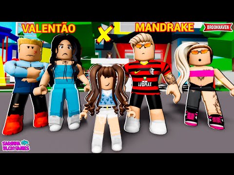 FAMÍLIA DOS VALENTÕES vs FAMÍLIA MANDRAKE - BROOKHAVEN 🏡 RP | Roblox