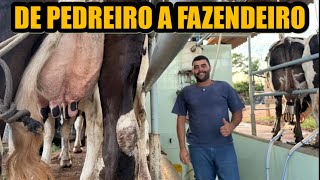 ELE ENSINA COMO CONSEGUIU COMPRAR SUA TERRA E INICIAR COM LEITE DO ZERO