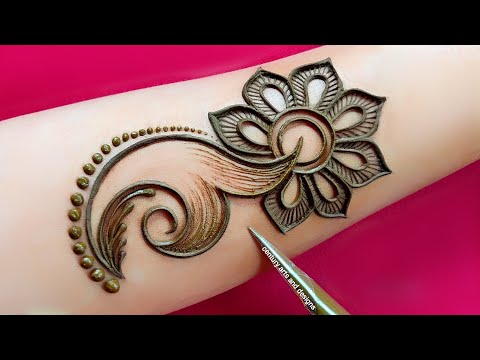 20 Striking One Side Mehndi Designs for BFFs of the Bride or Groom