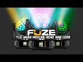 BeamZ Fuze712 Moving Head Wash Lights with SMD LED Effect
