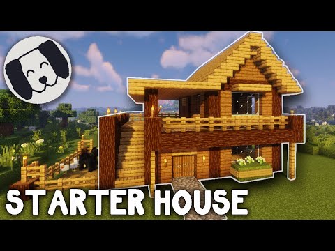 Easy Minecraft Starter House Tutorial 12 2021