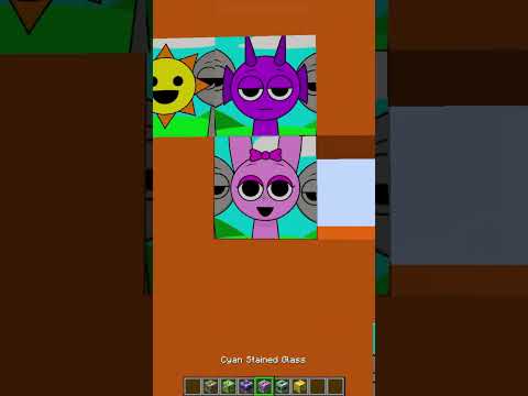 Sprunki Pixel Art✨p.5 #shorts #minecraft #sprunki