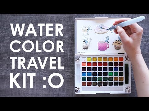 LEAVING THE HOUSE TO DRAW?! - Koi Watercolor Travel Kit