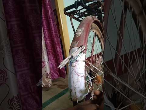 🤩Cycle light with DC motor😯 #freeenergy #viralvideo #shorts