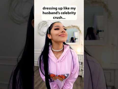 dressing like my husband's crush 🫠😅 #prank #reaction #funnyvideos #transformation