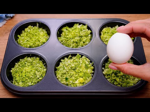 I have never eaten such delicious broccoli! Delicious broccoli muffins recipe.
