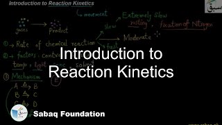 Introduction to Reaction Kinetics