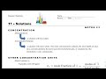 Solution Preparation and Concentration Concepts