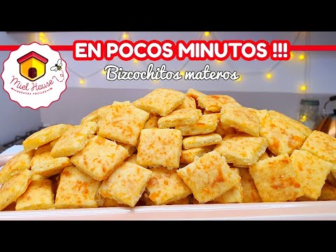 BIZCOCHITOS MATEROS de queso FACILES Y RAPIDOS