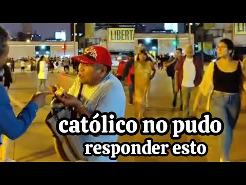 católico interrumpe el mensaje y esto paso