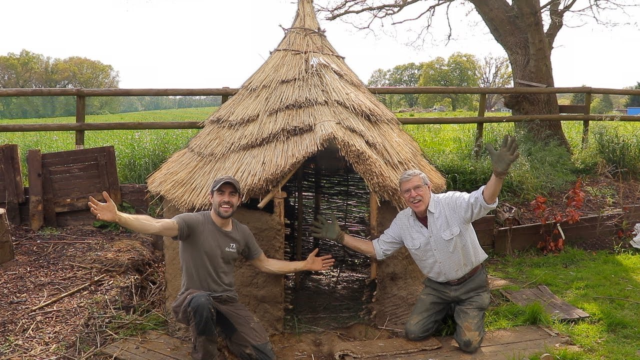 Building a Tiny House for a 1 Year Old: Clay Walls MINI VILLAGE (PART 5)