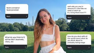 life update + team conrad vs. jeremiah, taylor swift, emily henry, moving to new york, q&a! ☕️🗽🚕