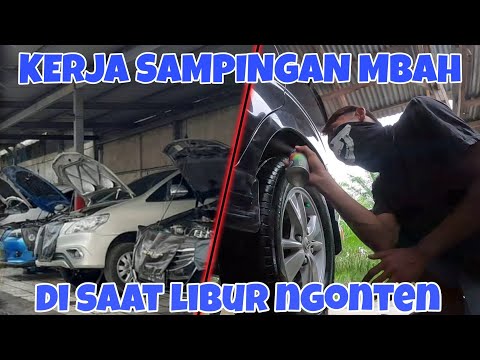 KERJA SAMPINGAN EMBAH DI SAAT LIBUR NGONTEN