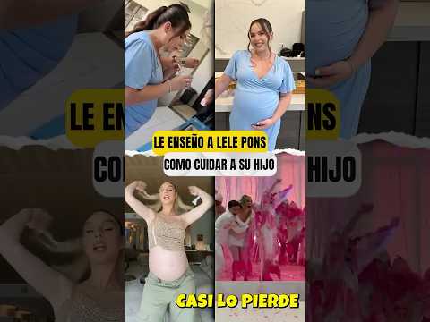 Tiktoker le enseño a Lele Pons como cuidar a su hijo