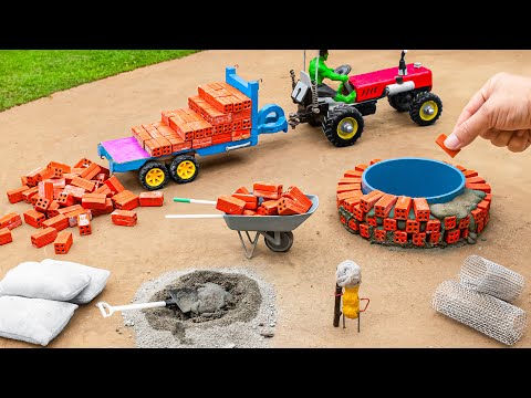 Diy tractor making mini well construction science project‬ @sunfarming7533 @sanocreator