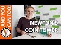 Exploring the Coin Tower Experiment and Newton's First Law