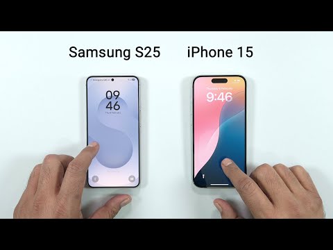 Samsung S25 vs iPhone 15 - SPEED TEST