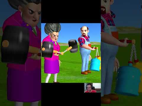 Scary Teacher 3D vs Squid Game Challenge Who's More Skillful Neighbor Loser #shorts