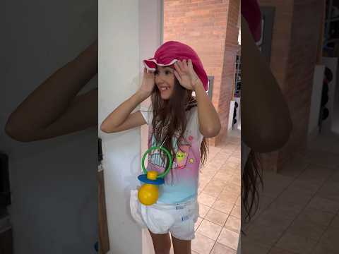 A BELINHA VIROU BEBÊ! 😂😂#fy #humor #comedia