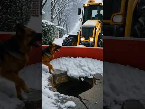 Hero Dog SAVES Baby Stuck in Snow ❄️🐶 | Heart-Stopping Rescue!