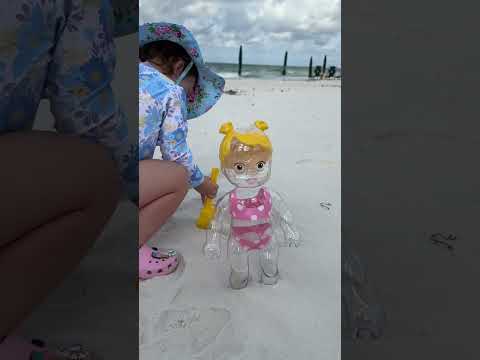 Sandy beach doll! Fill this doll with sand and take it to the pool or beach ? #sandy #doll #beach