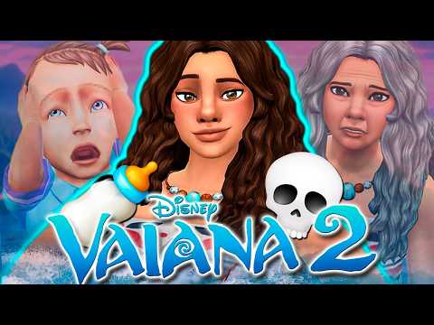 Von 👶 bis 💀: Ich spiele KOMPLETTES Leben von Vaiana durch! | Die Sims 4 Nesmeralda