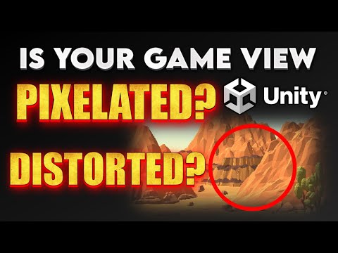 How To Fix Pixelated Game View In Unity - Bitesize Game Dev Tutorial