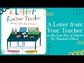Teacher's Messages and Student Reflections