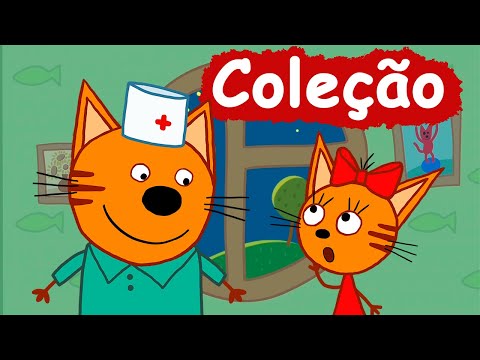 Kid-E-Cats em Portugues | Coleção dos episódios | Desenhos para crianças