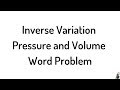Gas Pressure and Inverse Proportionality